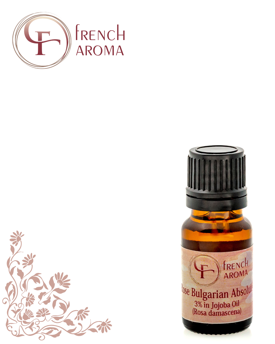 Rose Pure Essential Oil (3% Jojoba) - 10ml